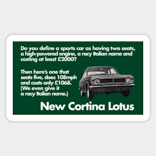 FORD CORTINA MKII - advert Magnet